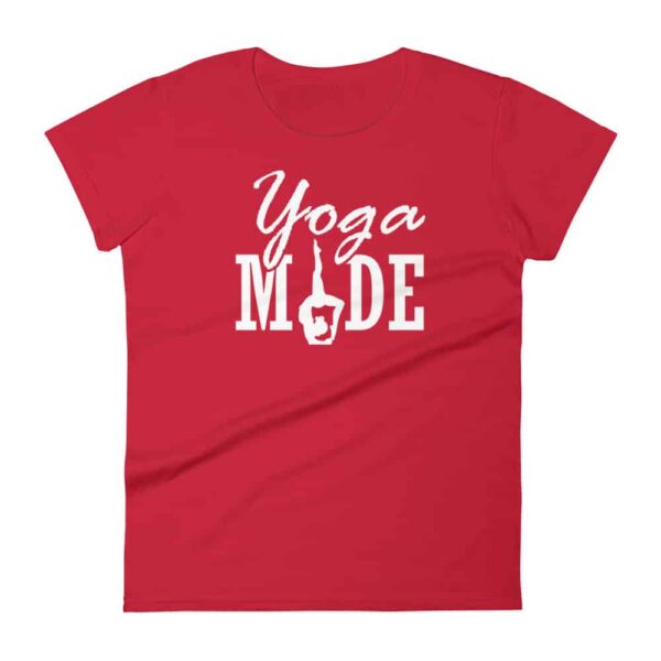 Yoga MADE Damen T-Shirt Rot