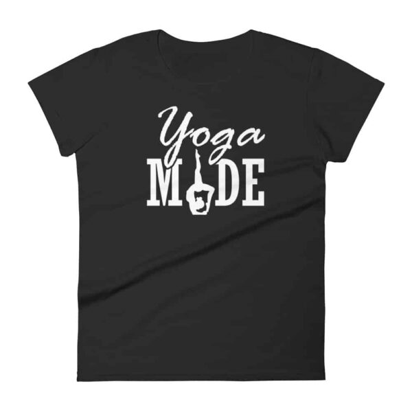 Yoga MADE Damen T-Shirt Schwarz